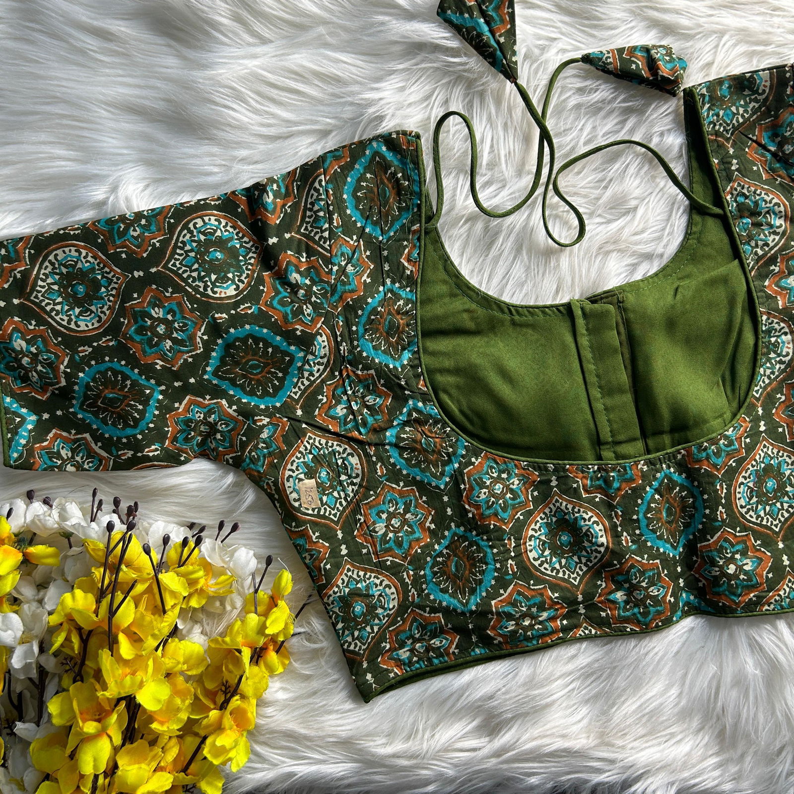 Ruhi Fashion 006 Printed Pure Cotton Blouse Exporters in India
